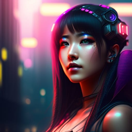 Cyberpunk Beautiful Girl