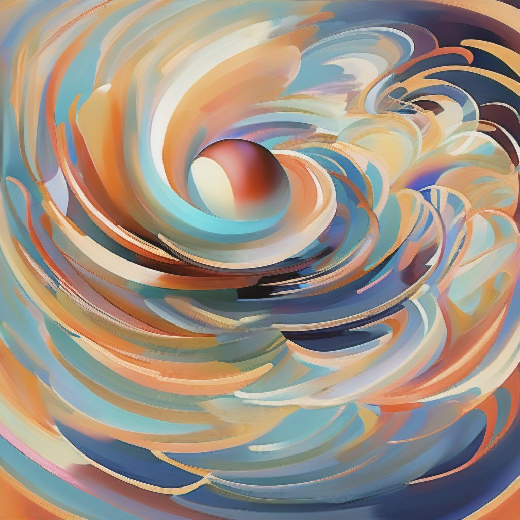 Create An Imaginative, Abstract Digital Art Painting Exploring Swirling Organic Shapes, Intricate Patterns, Glossy Textures, And Bright Colors In An Unusua...