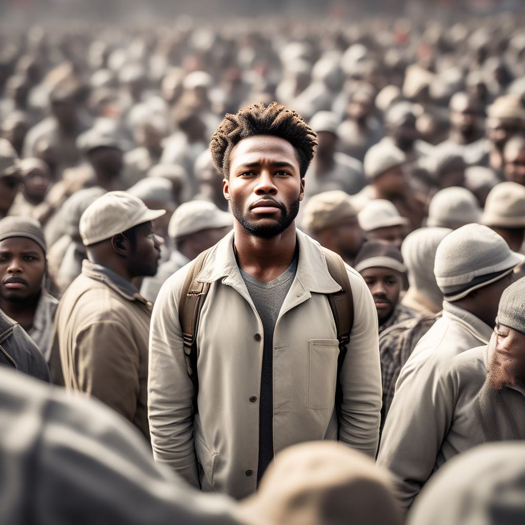 An Image Of A Single Person Standing Up In A Crowd, Symbolizing The Power Of One Person’s Actions