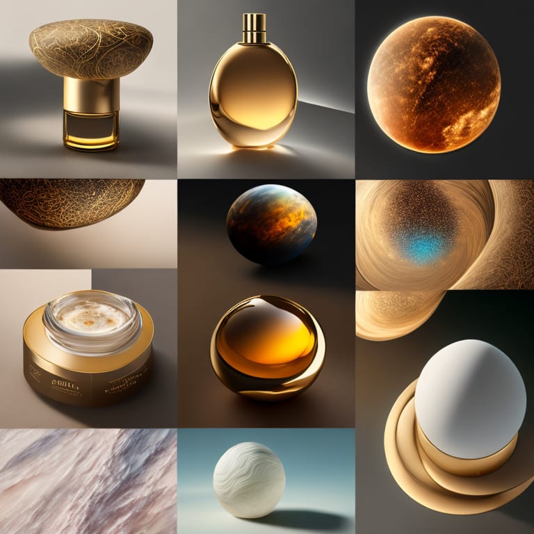 Generate A Highly Realistic Image Of Venus For A Perfume Label, Focusing On Detailed Textures And Accurate Colors Based On Actual Planetary Imagery. The Im...