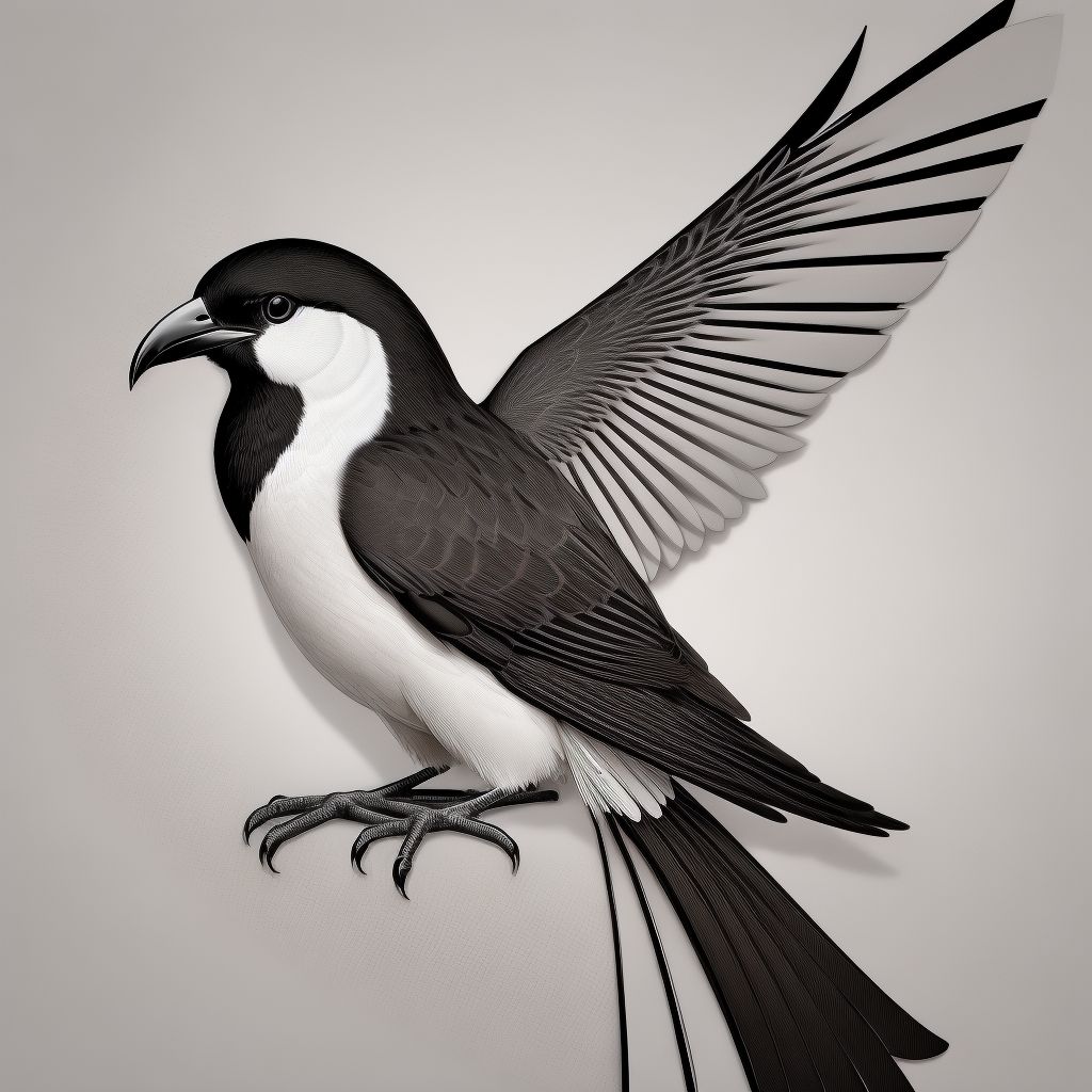 Absolutely! Imagine A Logo That Captures The Essence Of A Bird With A Blend Of Simplicity And Intricate Detail, Designed To Complement Black, White, Or Bei...
