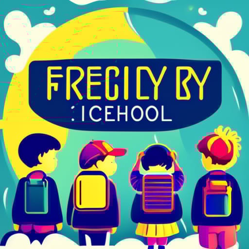 Friendly Friend Elementary School Class T Shirt Logo Simple Easy Only Image Not Text