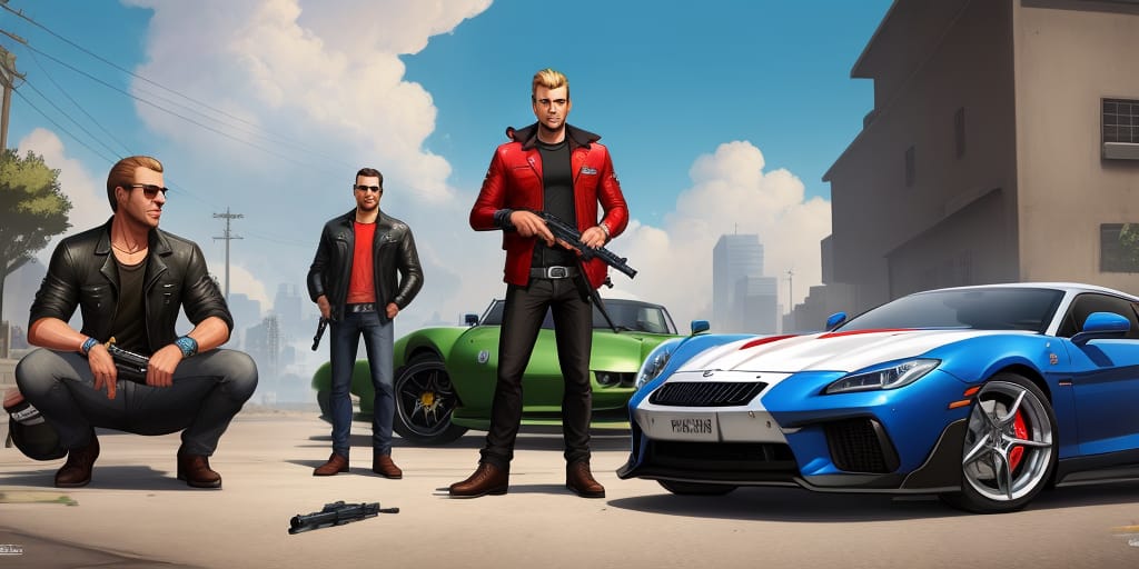 GTA Games, Cars, Weapons.