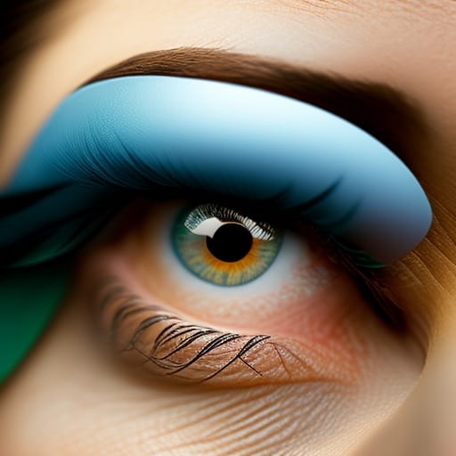 Woman Whit Cataract